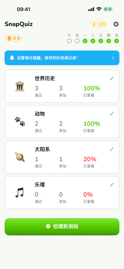 学习仪表盘